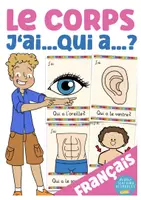 Vista previa - Juegos / Gamificación - le corps juego francés J'ai ... Qui a? (partes del cuerpo) - Portada