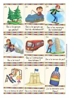 Vista previa - Juegos / Gamificación - les vacances juego francés J'ai ... Qui a? - página 3