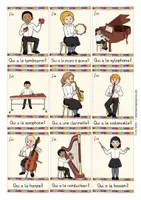 Vista previa - Juegos / Gamificación - les instruments de musique juego francés J'ai ... Qui a? - página 2