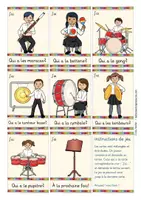 Vista previa - Juegos / Gamificación - les instruments de musique juego francés J'ai ... Qui a? - página 3
