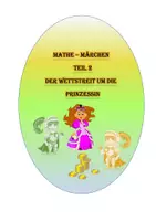 Vorschau - Arbeitsblätter - Mathe – Märchen Teil 2 Der Wettstreit um die Prinzessin - Deckblatt