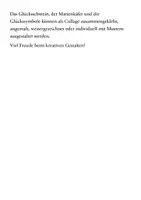 Vorschau - Mal- und Bastelvorlagen - Neujahr Glücksbringer für das neue Jahr gestalten - Seite 1