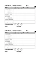 Vorschau - Anderer Materialtyp - Feedbackbogen Herbarium - Seite 1