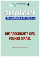 Vorschau - Anderer Materialtyp - GESCHICHTSSTUNDE: Die Geschichte des Volkes Israel - Deckblatt