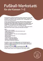 Vorschau - Unterrichtsreihen - Fußball-Werkstatt Klasse 1 und 2 (fächerübergreifend) - Seite 1