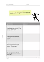 Vorschau - Arbeitsblätter - Lisa´s day at work - job profile (1) gardener - Seite 3