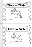 Vorschau - Arbeitsblätter - Tiere im Winter | Überwinterungsformen | Miniheft - Seite 2