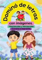 Vista previa - Juegos / Gamificación - Juego de dominó de letras (mayúsculas, minúsculas, cursiva e imprenta) - Portada