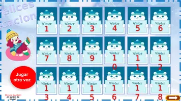 Vista previa - Juegos / Gamificación - Juego de Memoria Invernal (5 memoramas) - página 1