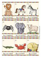 Aperçu - Jeux - Les animaux - "J'ai ... qui a ?" - Jeu français - Page 3