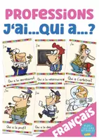 Aperçu - Jeux - Les professions - "J'ai ... qui a ?" - Jeu français - Page de couverture