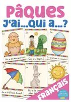 Vorschau - Spiele - Pâques J‘ai ... Qui a? Französisch Spiel (Ostern) - Deckblatt