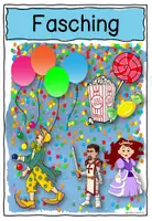 Vorschau - Stundenentwürfe - Fasching / Karneval / Fastnacht Symbolkarte / Transparenzkarte Grundschule - Seite 3