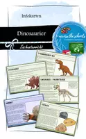 Vorschau - Anderer Materialtyp - Dinosaurier: Infokarten - Deckblatt