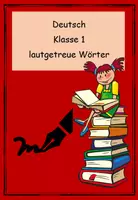 Vorschau - Anderer Materialtyp - Deutsch - Klasse 1 - lautgetreue Wörter - Deckblatt
