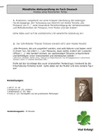 Vorschau - Test - Mündliches Abitur - Heinrich von Kleist "Die Marquise von O..." Analyse, Interpretation Abiturprüfung - Seite 1