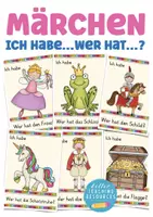 Vorschau - Stationenlernen - Ich habe Wer hat Märchen - Deckblatt