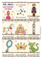 Aperçu - Jeux - Les contes de fées -"J'ai ... qui a ?" - Jeu français - Page 1