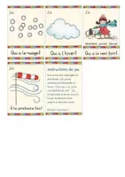 Vista previa - Juegos / Gamificación - juego francés "J'ai ... Qui a?" les temps et les saisons - página 3