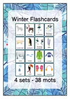 Aperçu - Jeux - Winter flashcards - 38 mots - The British Fox - Page de couverture