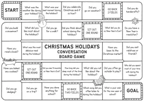 Vorschau - Arbeitsblätter - Christmas Holidays - Conversation Board Game / Plauderbrettspiel im Englischunterricht - Seite 1