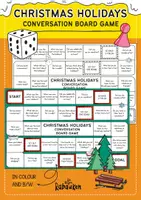 Vorschau - Arbeitsblätter - Christmas Holidays - Conversation Board Game / Plauderbrettspiel im Englischunterricht - Deckblatt