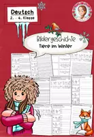 Vorschau - Arbeitsblätter - Bildergeschichten/Kurzgeschichten schreiben: Tiere | Deutsch Klasse 2-4 - Deckblatt