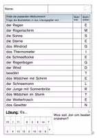 Vorschau - Arbeitsblätter - Lesespaziergang Wetter - Seite 2