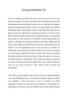 Vorschau - Unterrichtsreihen - Die geheimnisvolle Tür - kreatives Kunstprojekt - Seite 2