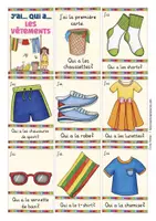 Aperçu - Jeux - Les vêtements - "J'ai ... qui a ?" - Jeu français - Page 1