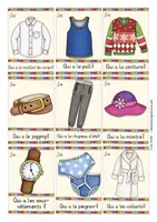 Aperçu - Jeux - Les vêtements - "J'ai ... qui a ?" - Jeu français - Page 2