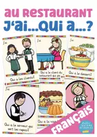 Vista previa - Juegos / Gamificación - juego francés "J'ai ... Qui a?" au restaurant - jeu français - Portada