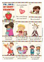 Vista previa - Juegos / Gamificación - juego francés "J'ai ... Qui a?" la Saint - Valentin (San Valentín) - página 1