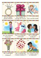 Vista previa - Juegos / Gamificación - juego francés "J'ai ... Qui a?" la Saint - Valentin (San Valentín) - página 2