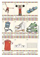 Vista previa - Juegos / Gamificación - juego francés "J'ai ... Qui a?" les sports (deporte) - página 2