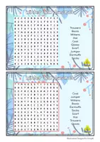 Aperçu - Jeux - Winter Wordsearch - The British Fox - Page de couverture