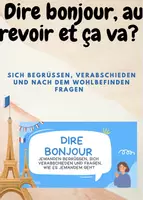 Vorschau - Stundenentwürfe - Dire bonjour, dire au revoir et ça va? #edukilights22 - Deckblatt