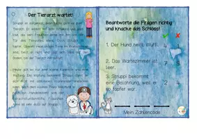 Vorschau - Fördermaterial/Inklusion - Lesemotivation/Leseförderung: Leseschlösser für die 2.- 4. Klasse - verschiedene Themen - Seite 1