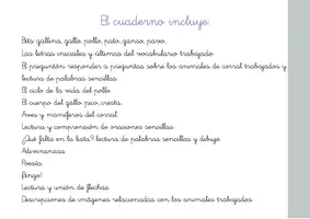 Vista previa - Unidades / Secuencias / Situaciones de Aprendizaje - Las aves de corral: lectura, escritura e investigación. - página 1