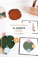 Vista previa - Tarjetas / Manipulativos - El huerto orientación espacial - Portada