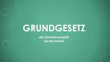 Vorschau - Präsentationen/Tafelbilder - Das Grundgesetz (Präsentation und H5P) - Deckblatt