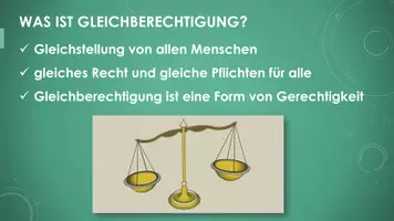 Vorschau - Präsentationen/Tafelbilder - Gleichberechtigung (Präsentation und H5P) - Seite 1