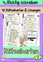 Vorschau - Arbeitsblätter - Sparpaket Freiarbeit Richtig schreiben (Lernwörter, Grundwortschatz) - Seite 1