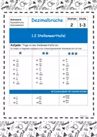 Vorschau - Unterrichtsreihen - Stationsarbeit Unterrichtsentwurf Einführung Dezimalbrüche - Seite 3