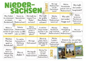 Vorschau - Stationenlernen - Bundesländer Deutschland: Niedersachsen Spiel - Seite 1