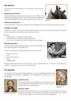 Vorschau - Arbeitsblätter - Musikgeschichte - Oper, Operette, Musical (Infotext und Übungen) - Seite 1