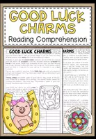Vista previa - Hojas de trabajo - Good Luck Charms - Reading Comprehension (2-times differentiated + Conversation Strips) - Portada
