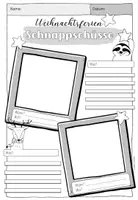 Vorschau - Arbeitsblätter - Meine Weihnachtsferien Schnappschüsse - Seite 2