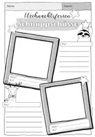 Vorschau - Arbeitsblätter - Meine Weihnachtsferien Schnappschüsse - Seite 3