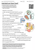 Vorschau - Arbeitsblätter - Lernposter + Arbeitsblatt "Eiweiß" + Onlineübung & MP3 + Mindmap + Infografik - Seite 1